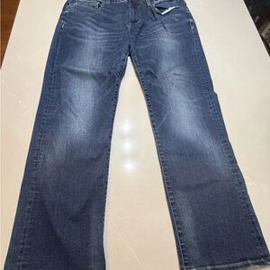 American Eagle Outfitters Extreme Flex Straight Fit Blue Jeans, 34x30